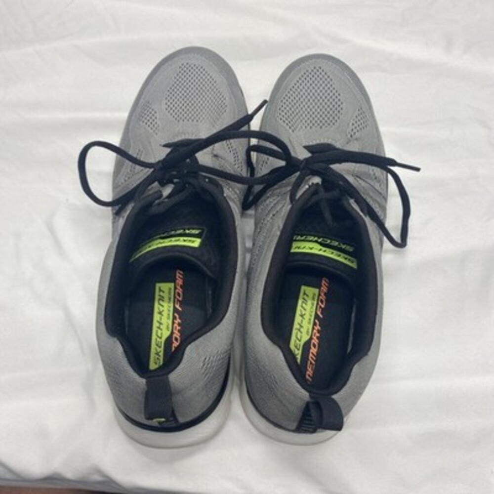 Skechers Men's size 12 Synergy Power Switch Memory Foam Athletic Shoes GreyBlack - Picture 3 of 6
